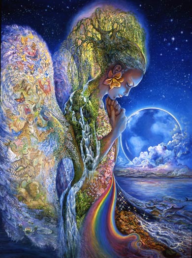 Josephine Wall - sadness of gaia